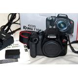 Canon Eos T100 Body 9mil Disparos Exelente Opcion+lente