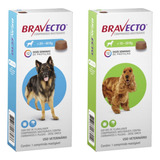 Combo Bravecto Antipulga Carrapato 1 - 10a 20kg 1 -20a40kg