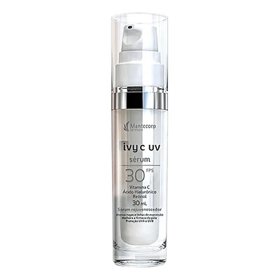 Mantecorp Rejuvenescedor Facial Ivy C UV Serum Fps30 com Vitamina C, ácido hialurônico e retinol 30ml | Parcelamento sem juros