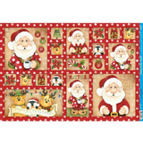 Papel Decoupage Natal Litoarte Pdn - 130 - Papai Noel, Renas