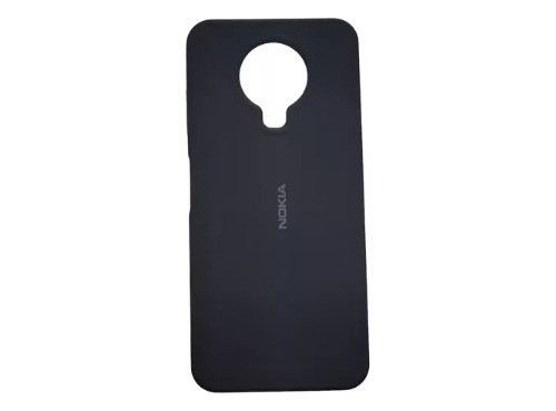 Estuche Goma Gamuzada Para Nokia G10 + Vidrio Ceramico