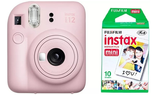 Camara Instantanea Fujifilm Instax Mini 12 Rosa +10 Fotos En