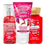 Winter Candy Apple Bath & Body Works Kit De Regalo Mini