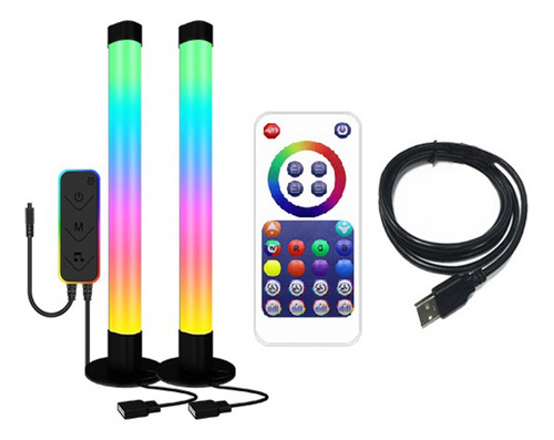 Barra De Luz Led Rgb Atmosphere, Captador De Control Remoto,