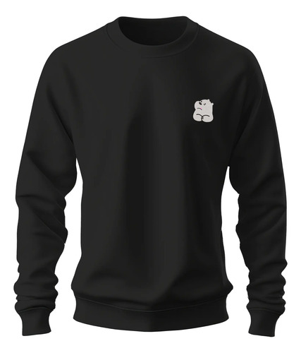 Sudadera Sweater Bordado Oso Polar Escandalosos Rostro