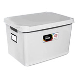 Caja Organizadora 20lts C/ Tapa Solid Colombraro 39x29x24cm