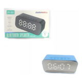 Caixa De Som Bluetooth Com Relógio E Despertador 2 Alarmes 