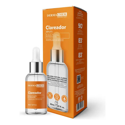 Clareador Dia e Noite de Manchas Melasma Serum facial Clear Derma Chem | MercadoLivre
