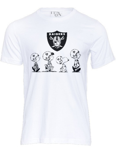 Playera Raiders De Las Vegas. Snoopy. Nfl. Peanuts.