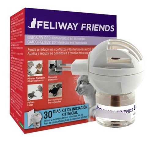 Feliway Friends Difusor + Repuesto 48ml - Envío A Todo Chile