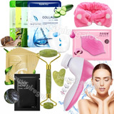 Kit Limpieza Cuidado Facial Belleza Mascarilla Cepillo