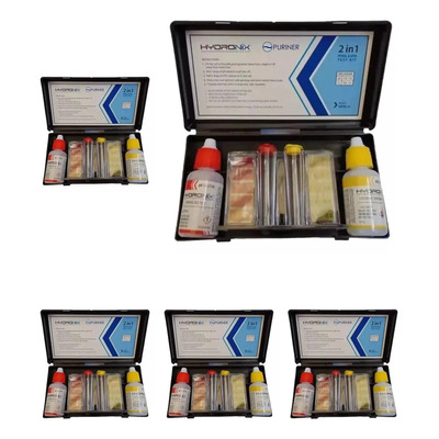 5 Piezas De Kit De Prueba Ph Y Cloro Hydronix | Envío gratis