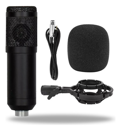 Microfono Condenser Cable Shock Mount Radio Youtube Estudio 