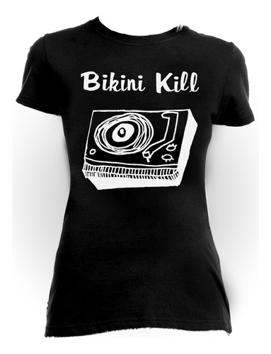 Bikini Kill Turntable Tornamesa Playera O Blusa Bratmobile 