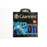 Encordoamento Cordas Guitarra Gianinni 0.11 Geegst 11