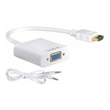 Adaptador Netmak Hdmi A Vga Blanco Nm-c81a