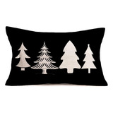 Fundas De Almohada De Granja De Árboles De Navidad, 12.0 X 2