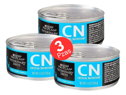 Proplan Cn Recuperación Pack 3 Latas De 156 Gr C/una 