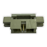 Conector Macho Cable Plano  2x5 Con Orejas Pack De 5 Pcs