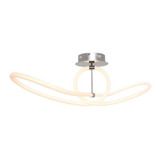 Lampara Plafon Led Nudo Cristal Moderna Luz Calida