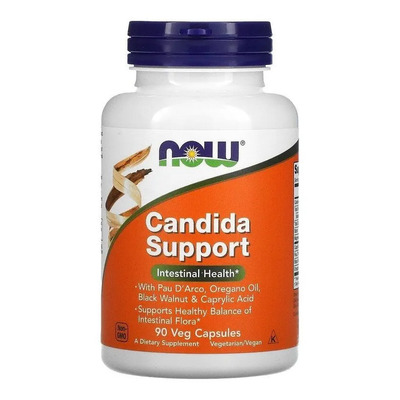 Suplemento en cápsulas NOW Candida Support en botella de 90 unidades | Meses sin interés