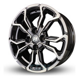 Rodas Hyundai Hb20 Aro 14 4x100 (jogo) M16 +bicos Cor Preto Com Diamantado