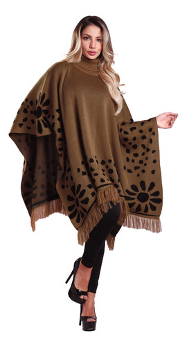 Ruana Poncho Casual Y Estilo Para Mujer 9319ttd