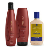 Kit Shampoo E Máscara Force+creme De Silicone-aneethun