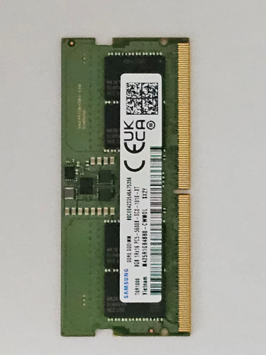 Memoria Sodimm Samsung 8gb 5600mhz Ddr5 Notebook 