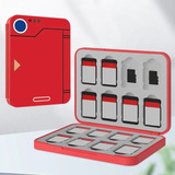 Nintendo Switch Game Card Storage Case Portátil, Magnético