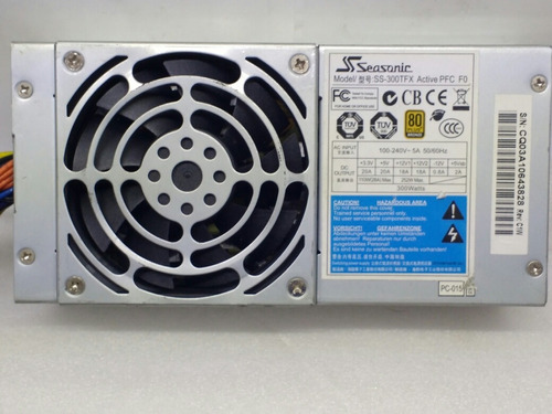 Fonte Para Pc Slim Seasonic  Model Ss300tfx 300watts C/sata 