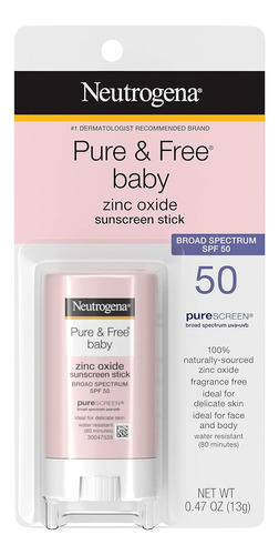 Protetor Solar Neutrogena Infantil Pure&free Baby Spf50 Eua