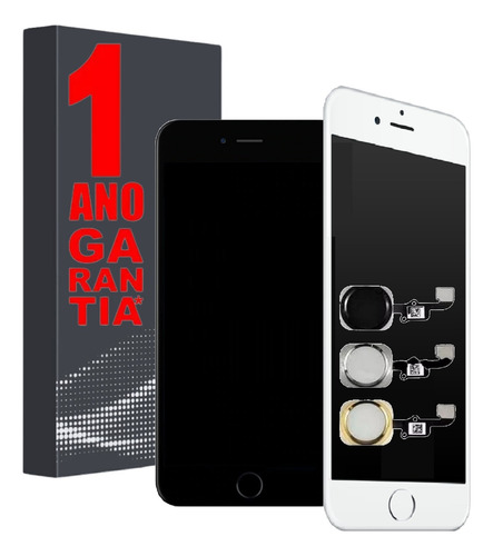 Tela Frontal Display Para iPhone 6 Plus A1522 A1524 + Botão!