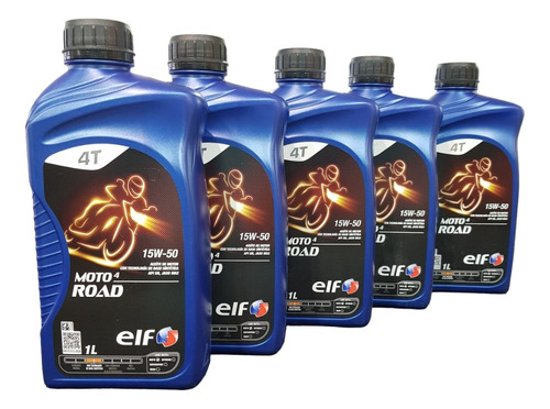 Aceite Elf Moto 4t Semi Sintetico 15w50 5 Litros