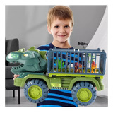 Camión Transportador De Cabezas De Dinosaurio