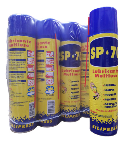 Sp70 Silipress Lubricante Multiuso Pack X 12 Unid De 440 Cm3