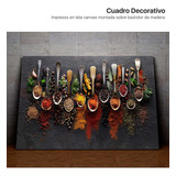 Cuadro Decorativo Para Comedor Semill Especias 130x90