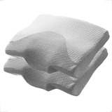 Kit 2 Travesseiros Cervical Inteligente Fibras Bambu Grafeno