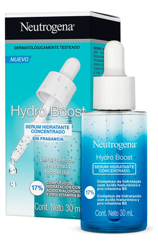 Suero Hidratante Facial Hydro Boost - Neutrogena 30 Ml