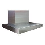 Campana Cocina Acero Vacia Con Fondo Slim 70cm Cubre Caño 1m