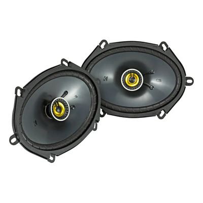 Bocina tipo coaxial Kicker 46CSC684 para carro\u002Fcamioneta color negro de 4Ω 6\