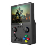  Jogador Console De Jogo Portátil X6 Com Tela Ips De 3,5