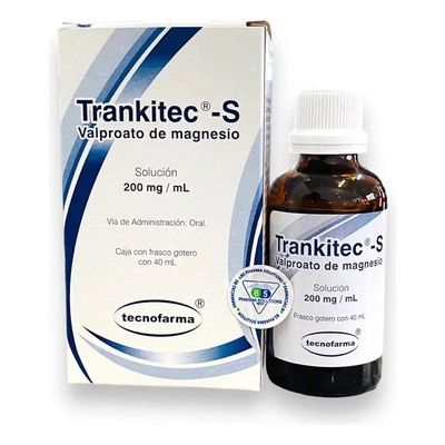 Trankitec- S Valproato De Magnesio Solución 200 Mg\u002Fml C\u002F40ml | MercadoLibre