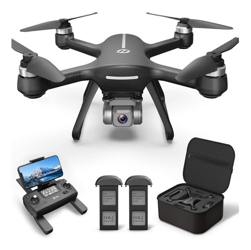 Drone Holy Stone Premium Hs700e Con Cámara 4k Negro 5ghz 2 Baterías