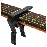 Capo Trasto Metal Negro Guitarra  Fender Gibson Ibanez