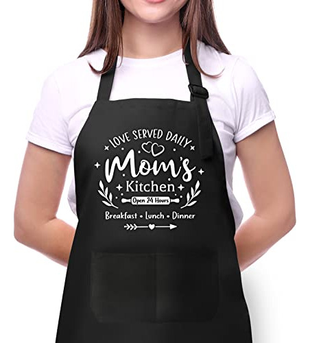 Bonito Delantal De Cocina Para Mujer Y Mamá, Regalo, Bolsa D