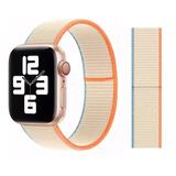 Pulseira Nylon Loop Para Apple Watch 38/40mm - Cream