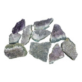 Mineral De Colección Amatista Drusa 10 Piezas Pequeñas