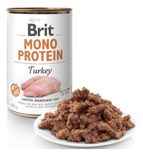 Brit Care Lata Mono Protein Pavo 400 Gr
