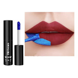 Labial Indeleble Lipstick Larga Duracion Waterproof Color Rojo 04